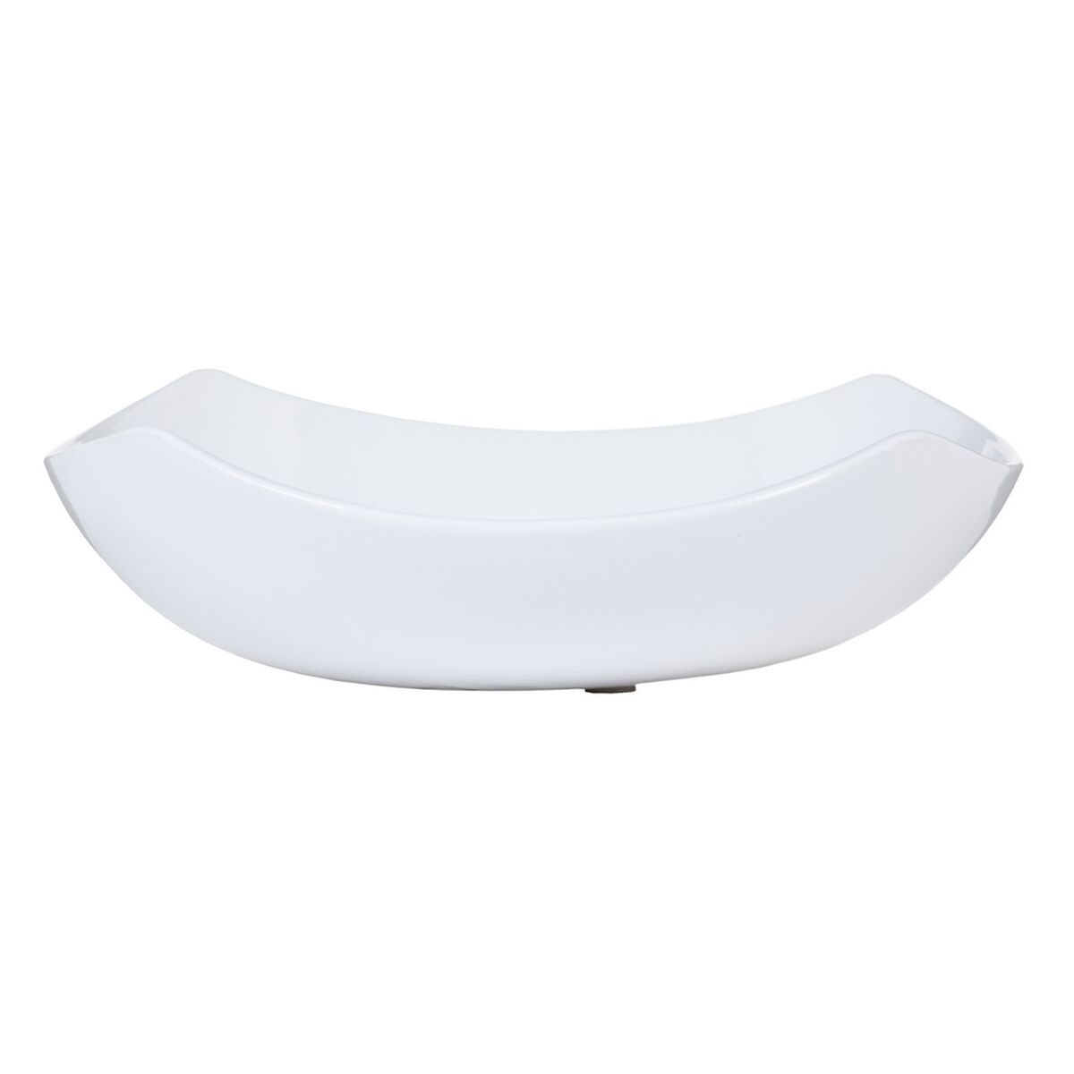 Centerpiece White Ceramic 29,5 x 29,5 x 8 cm